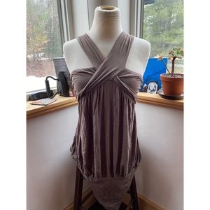 Zio brand taupe short dress size medium